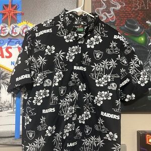Reyn Spooner Raiders Aloha shirt Size large
